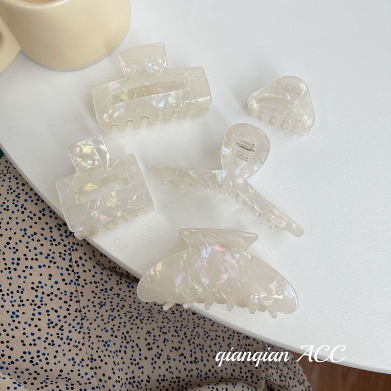 Gorgeous bling mermaid sea shell acetate clips for women fashion hair claws