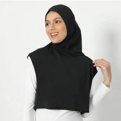 Wholesale Fashion Instant Breathable Hijab Jersey Cotton Malaysia Sport Hijab With Niqab For Women