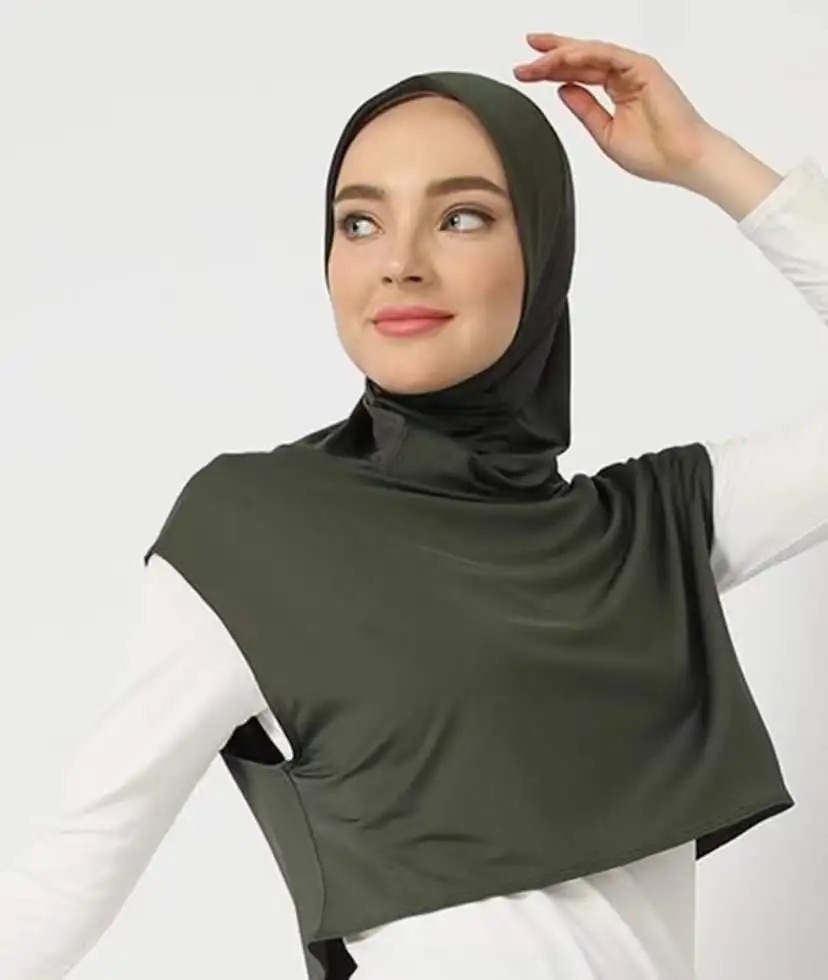 Wholesale Fashion Instant Breathable Hijab Jersey Cotton Malaysia Sport Hijab With Niqab For Women