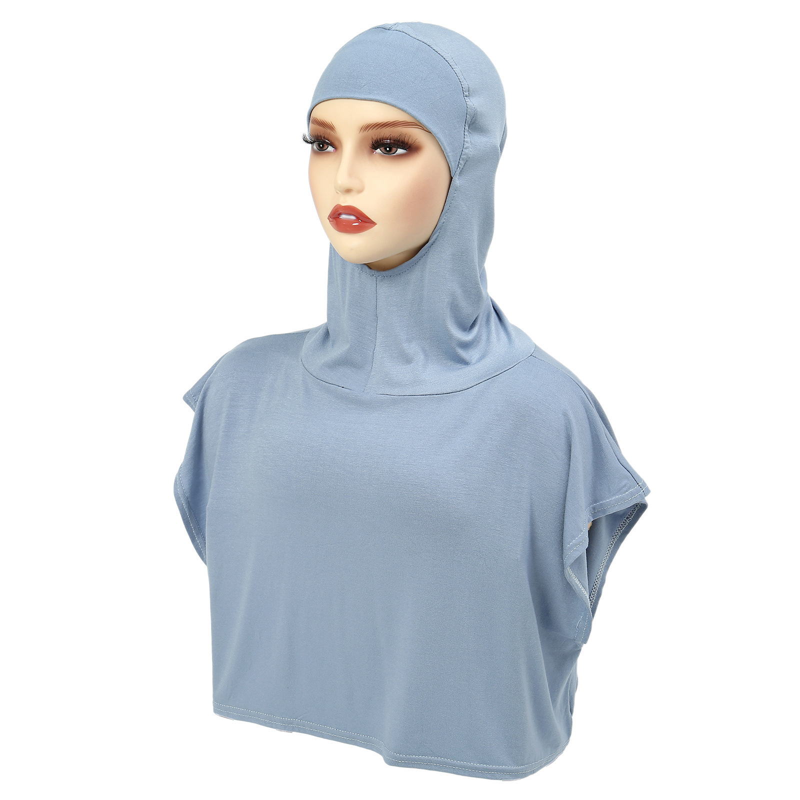 Wholesale Fashion Instant Breathable Hijab Jersey Cotton Malaysia Sport Hijab With Niqab For Women