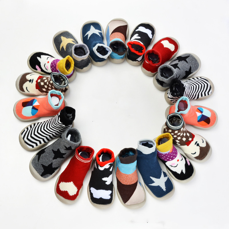 Fashion Baby Ankle Animal Non-skid Rubber Soles Socks