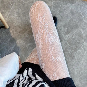 New Letter Explosion Socks All-Match Cool Luminous Luminous  Sexy Color Sheer To Waist Pantyhose Stockings