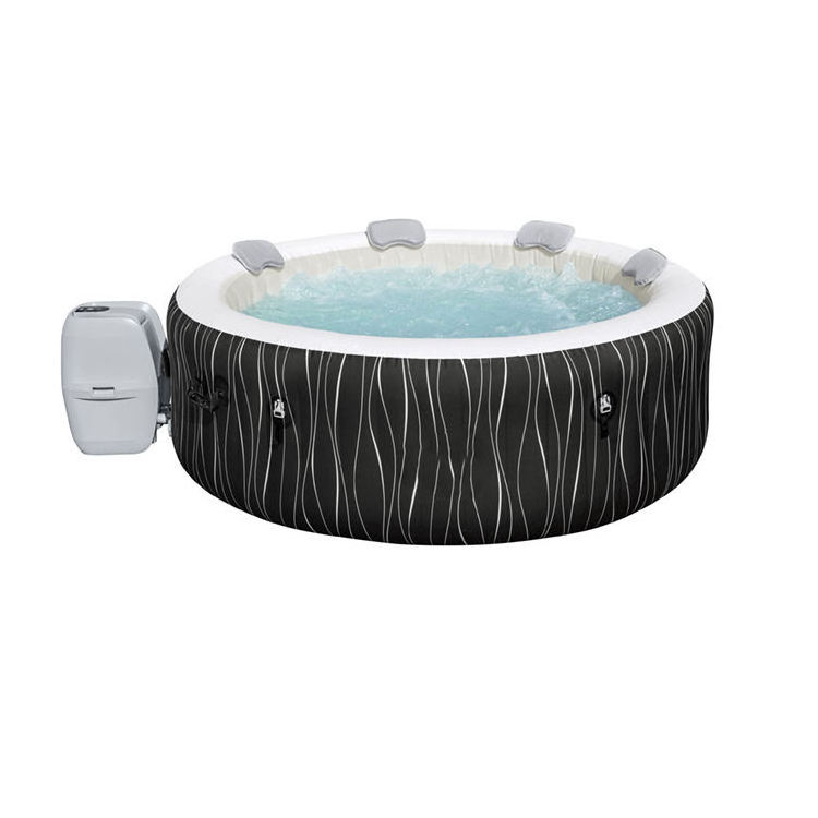 2024 Bestway 60059 Spa Hollywood Luxe Airjet Inflatable Massage Bathtub Whirlpool With Led Lights Hot Tub