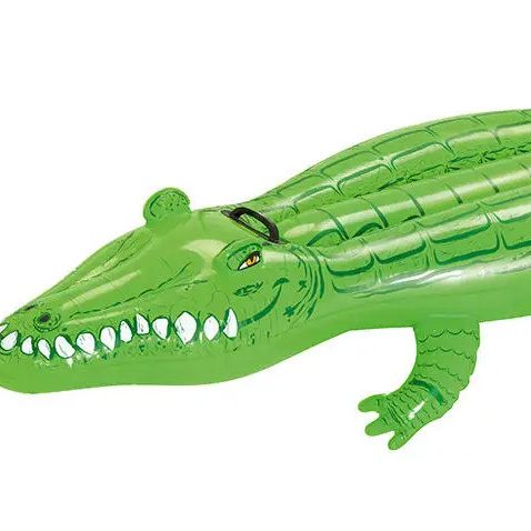 Bestway 41010 Pvc Inflatable Crocodile Ride On Inflatable Gator Float