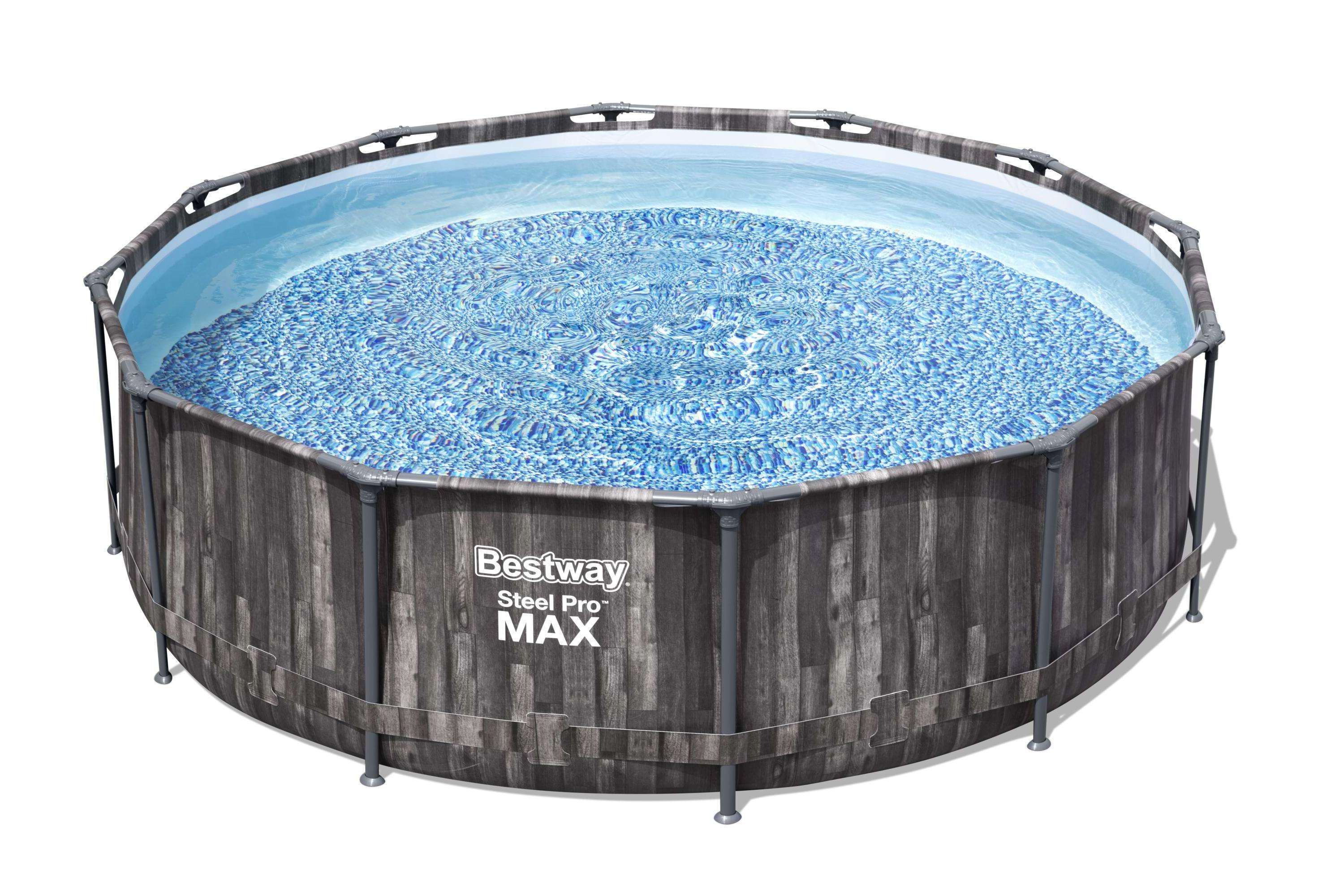 Bestway 5614x Large metal frame outdoor large capacity water park swimming pool havuz