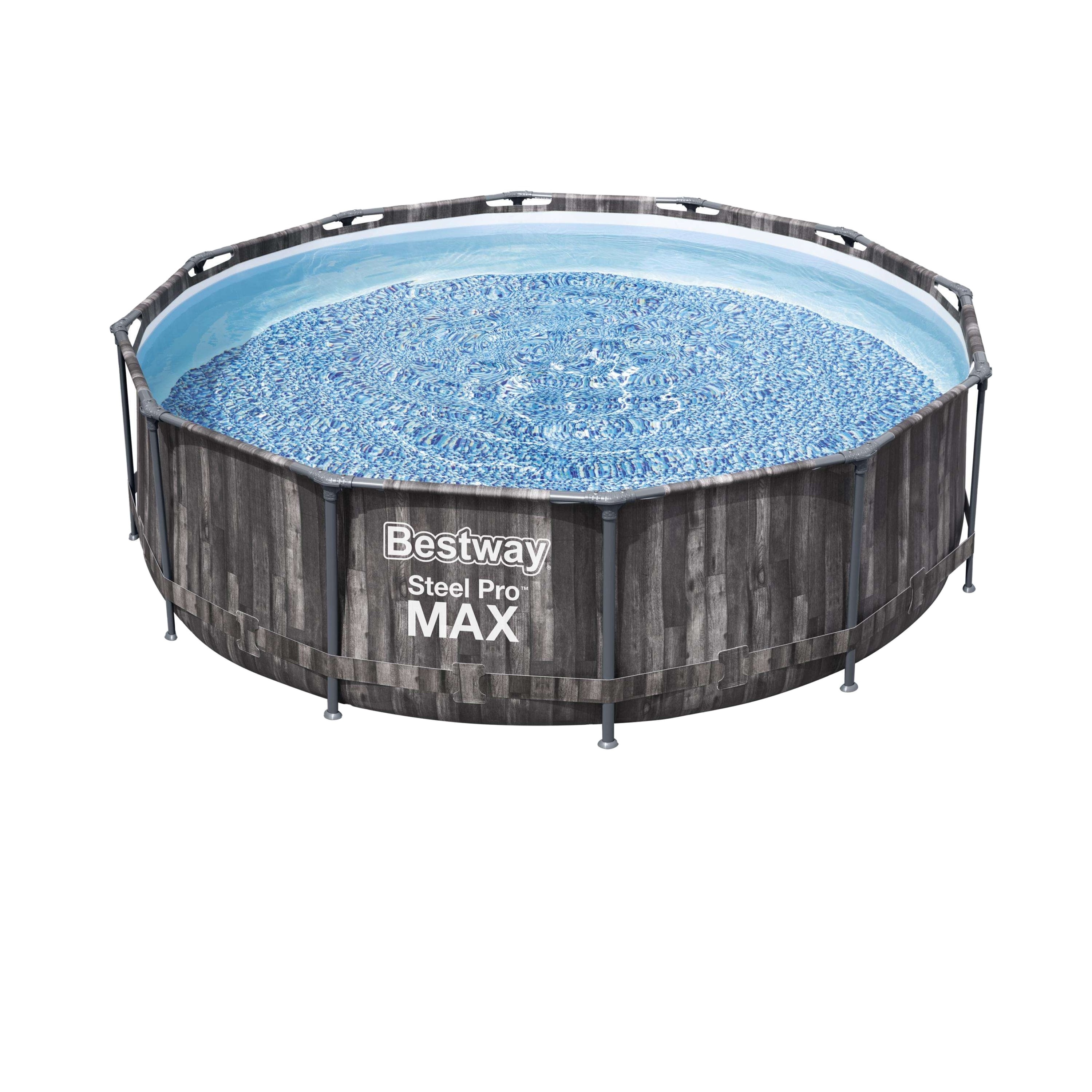 Bestway 5614x Large metal frame outdoor large capacity water park swimming pool havuz