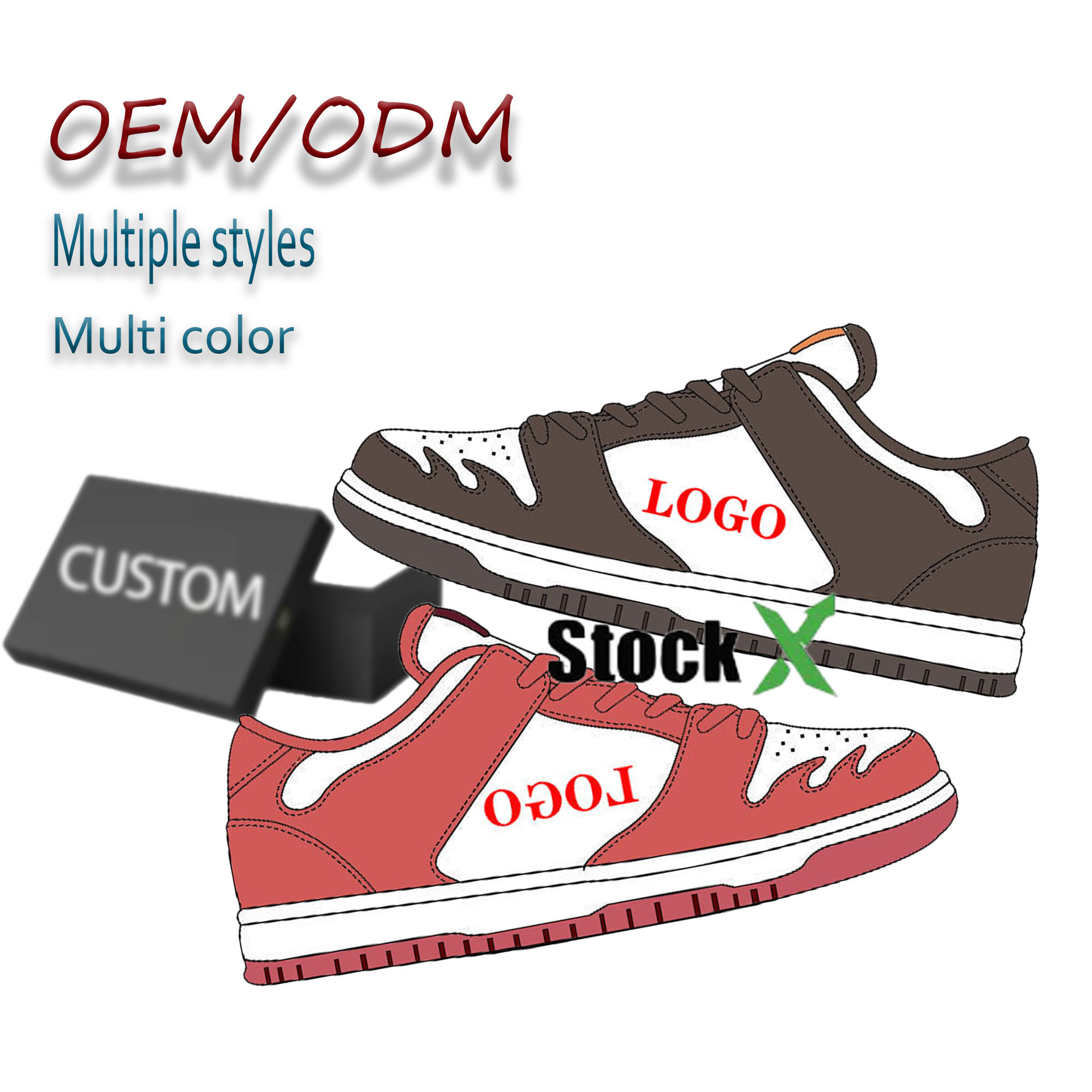 Custom Original Logo Retro Men Women Skateboard Manufacturer Basketball Casual Leather Sneakers Low Top Custom Shoes