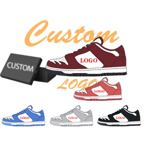 Custom Original Logo Retro Men Women Skateboard Manufacturer Basketball Casual Leather Sneakers Low Top Custom Shoes