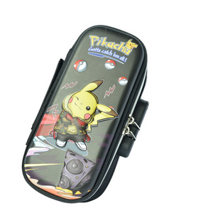 Multiple Styles Pikachu Pen Case Student Stationery 3D Stereo Password Lock Pen Box Portable Multi layer High Capacity Pen Bag