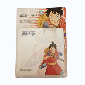 Hot Selling Painting Notebook Student Gift Set Cute Anime Post Notes Paper Sets Memo Pad Message Book Anime Sticky Notes