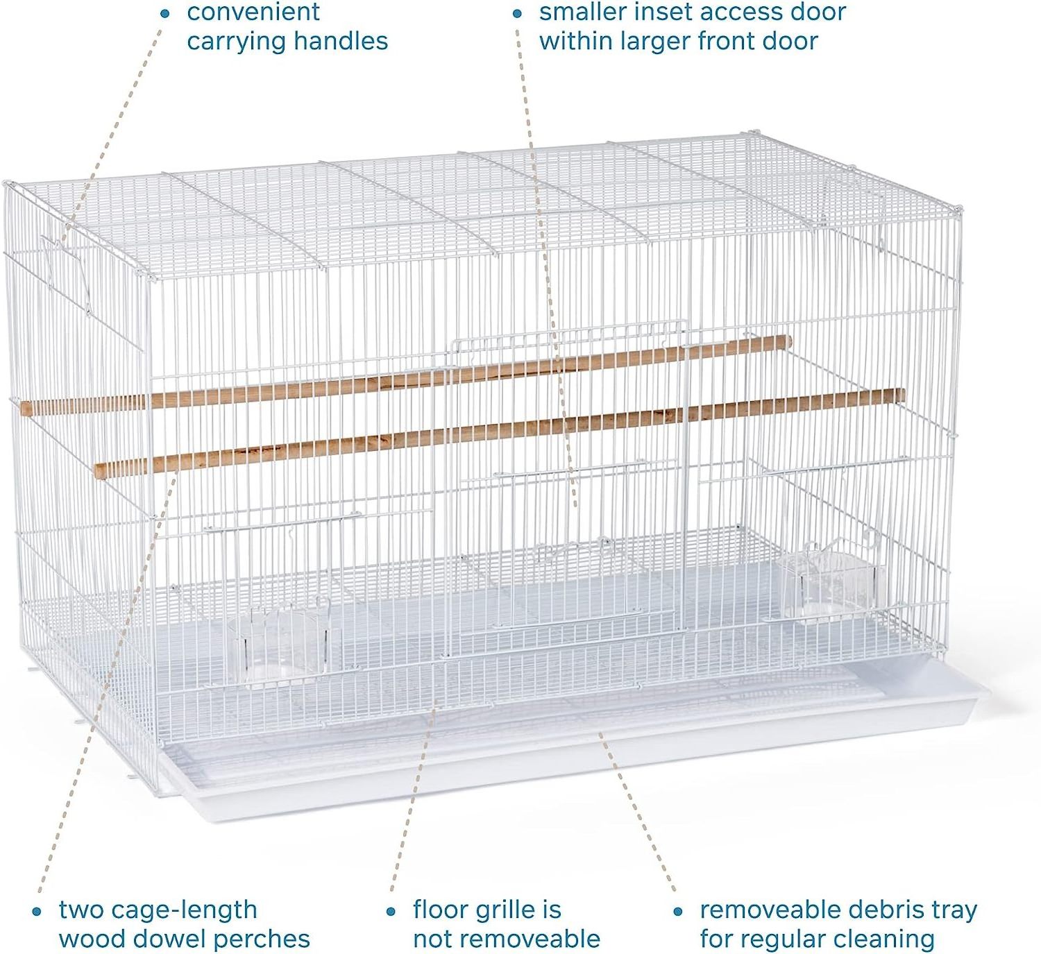 Factory direct selling products stainless steel metal portable pet cage