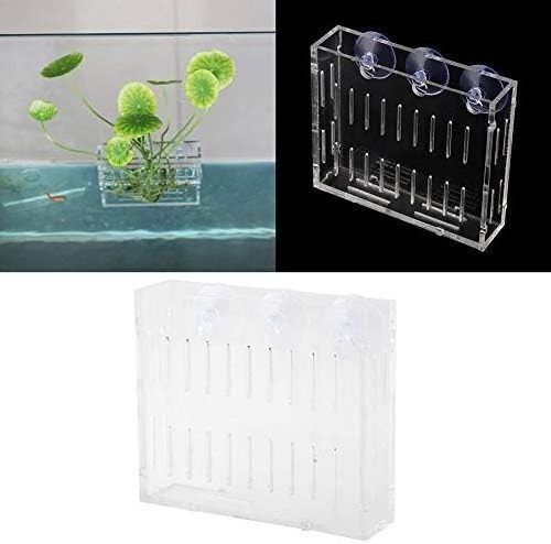 Fish Tank Water Plants Planter Aquarium Plant Water Grass Cup Landscape Plants Cultivation Basin Cup with Suction Cups