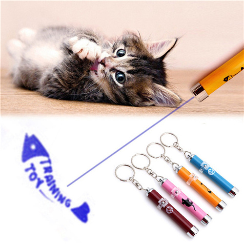 Funny Pet LED Laser Toy Cat Laser Toy For Cats Laser Cat Pointer Pen Interactive Toy With Bright Animation Mouse Shadow