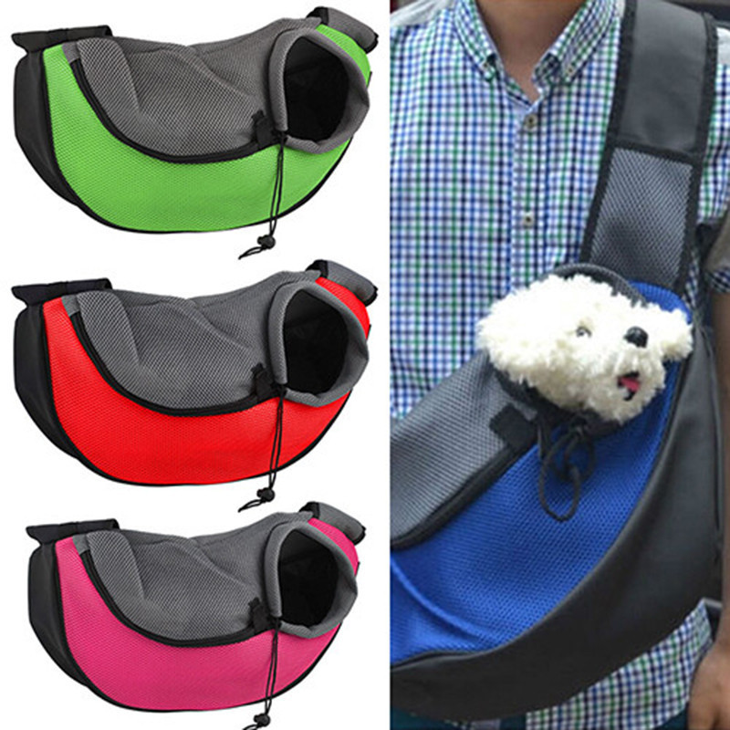 Dog Carrier Sling, Breathable Mesh Pet Sling Carrier for Dogs Cats Puppy