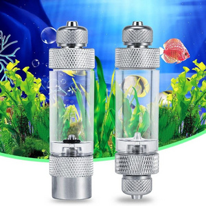 Aquarium Water Plant CO2 Bubble Counter Single/Double Head Non-return Bubble Counter Fish Tank Tool