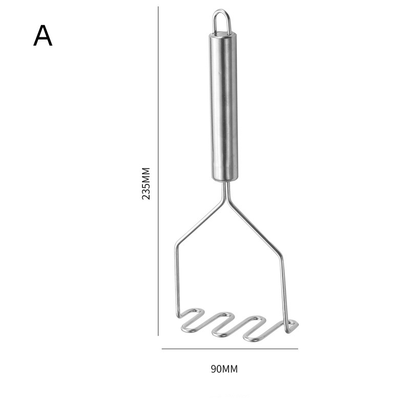 Stainless Steel Mashed Potatoes Masher Home Mashers Baby Complementary Food Pressure Mashed Potatoes Kitchen Tools