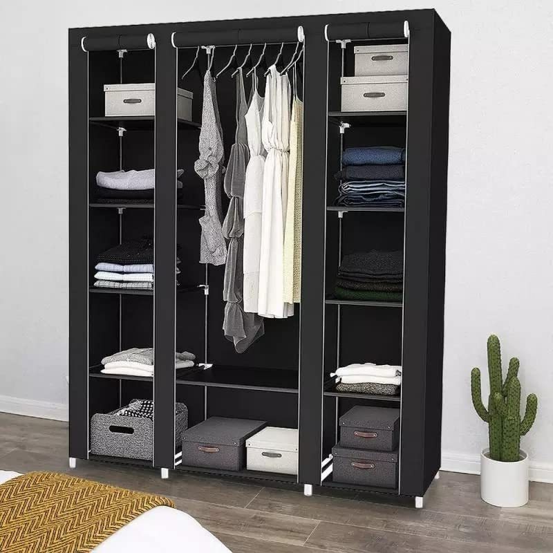 Factory Wholesale OEM Design DIY Storage Bedroom Desarmables Closet Home Furniture Modern Portable Foldable Wardrobes for Cloth