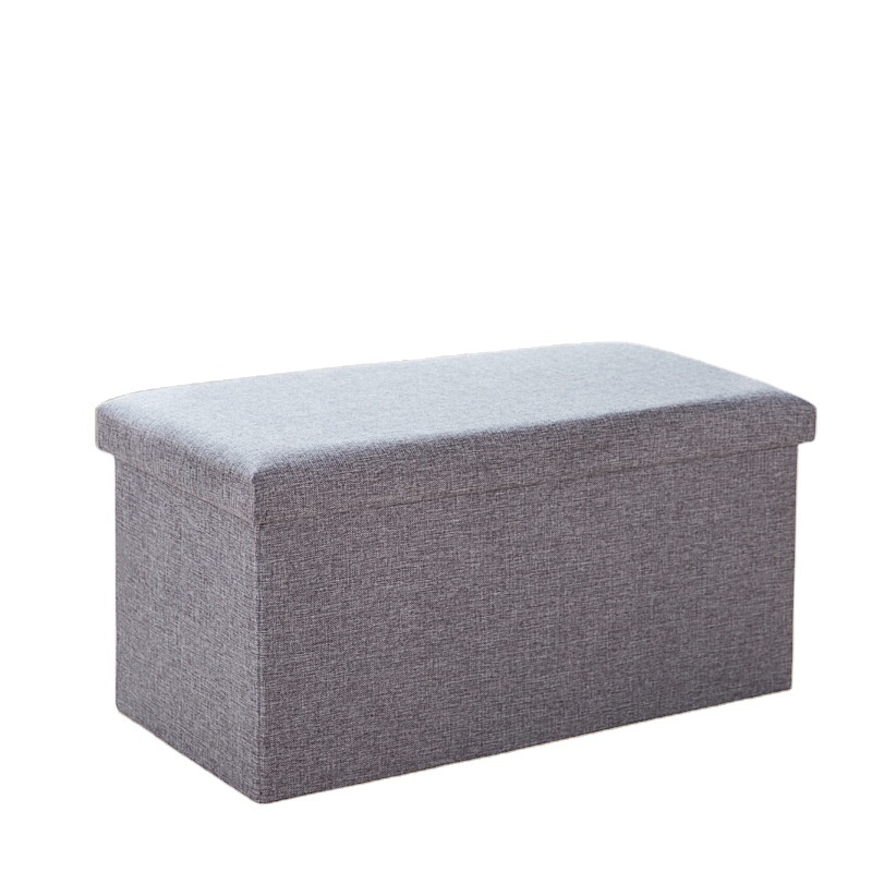 Modern Adjustable Storage Bench MDF Stool for Home Kitchen and Bedroom Furniture for Apartments