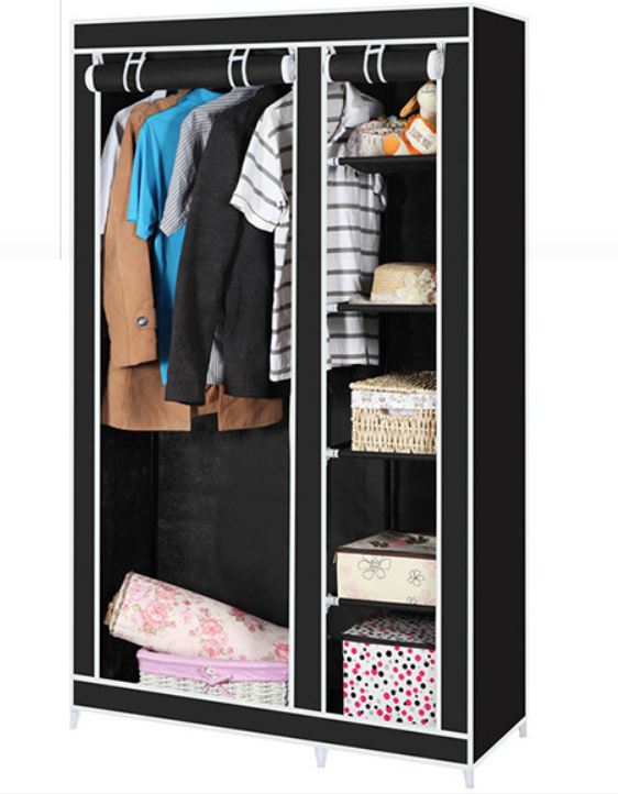 Modern 3-Door Metal Almari Wardrobe Cubes Storage Walldrob Chest Design Bedroom Student Furniture Closets for Home Furniture