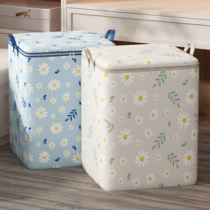 Household Large Capacity Quilts Storage Bags Foldable Thick Non-Woven Moving Luggage Bags Organizers With Zipper For Clothes