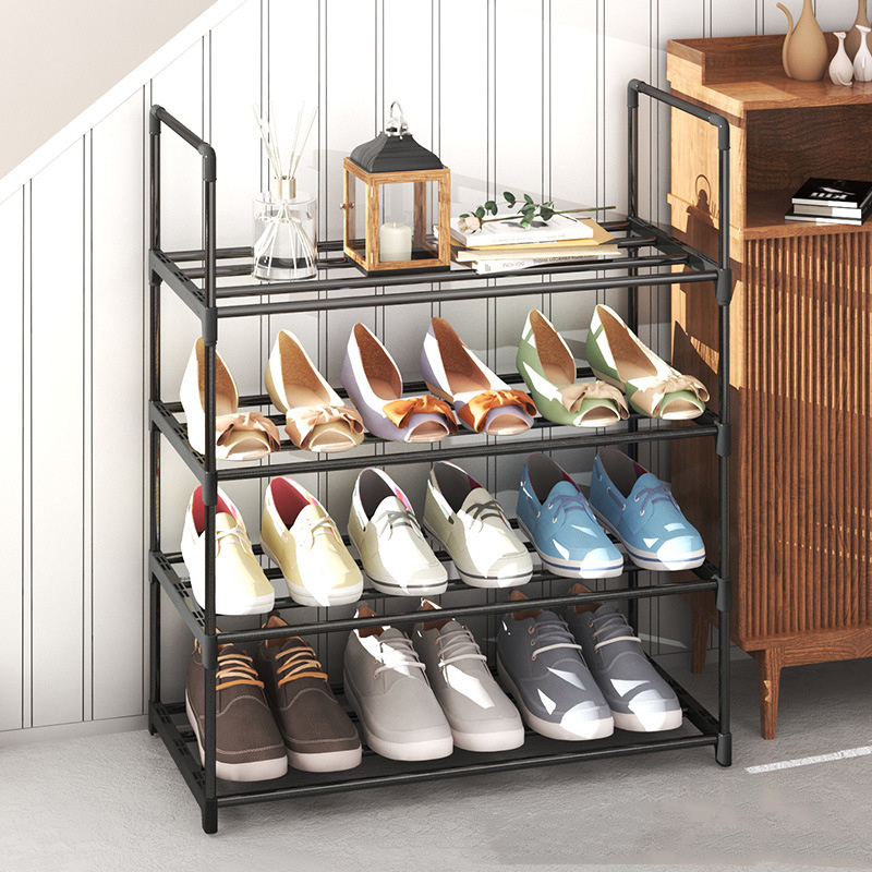 Factory Wholesale Price Simple Shoe Rack Dormitory Home Door Storage Artifact Multi-Layer Easy To Assemble Backdoor Shoe Rack