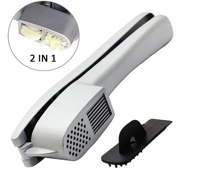 Newest hotting  2 in 1 Garlic Ginger Mincer and Slicer Garlic Press Slicer