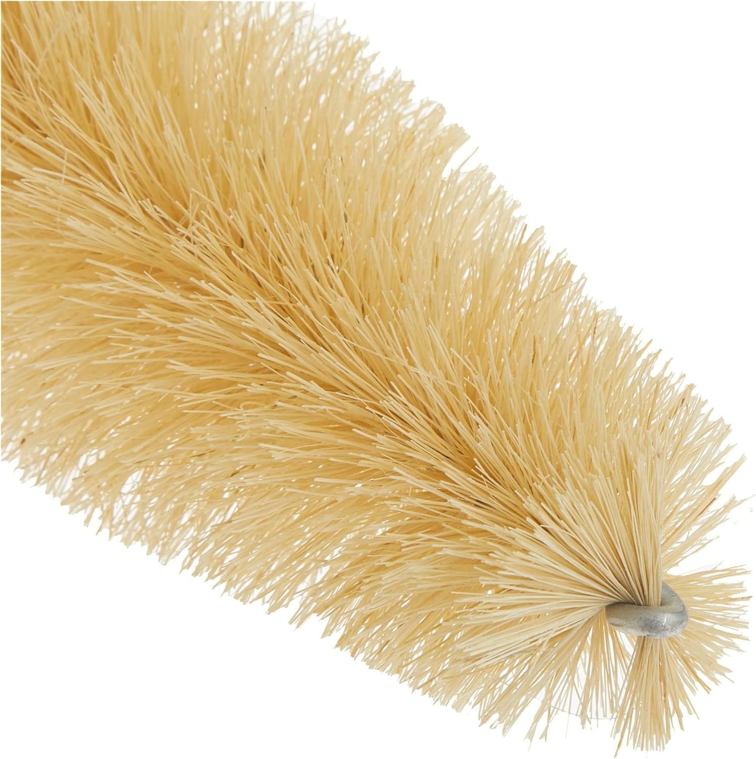 Wheel Cleaning Brush Wooden Handle Sisal Multipurpose Rim and Wheel Brush Easy Reach Deep Wheel and Rim Detailing Brush