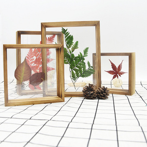 Wholesale Shadow Box Picture Photo Frame Transparent Double Sided Acrylic Glass Plant Flower Floating Photo Frame