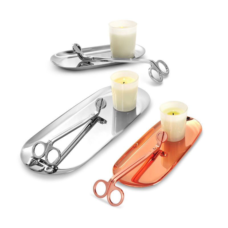 Hot Selling 3pcs Wholesale Stainless Steel Candle Wick Trimmer Set,Wick Trimmer And Candle Snuffer