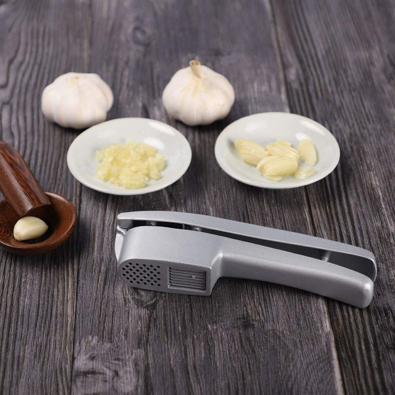 Newest hotting  2 in 1 Garlic Ginger Mincer and Slicer Garlic Press Slicer