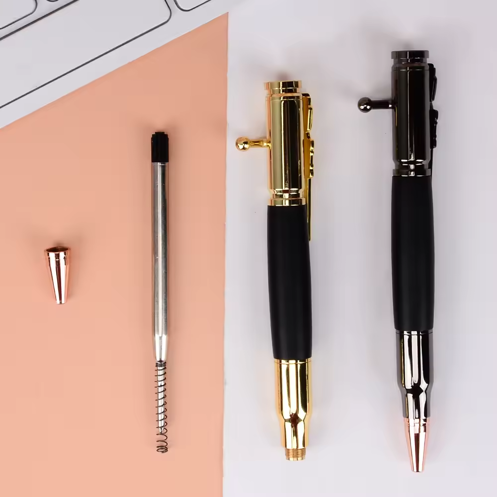 JPS PEM Stylo A Bille High-Quality Creative Ballpoint Pen Customizable Gun-Like Metal Ballpoint Pen