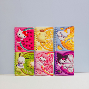 JPS OEM Libreta De Espiral 24 Pieces Per Box Of Kawaii Mini Coil Notebook Pocket Cute Spiral notebook Journal