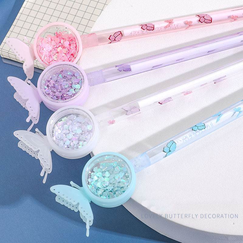 JPS OEM Ven Pluma Cute butterfly Gel Pen