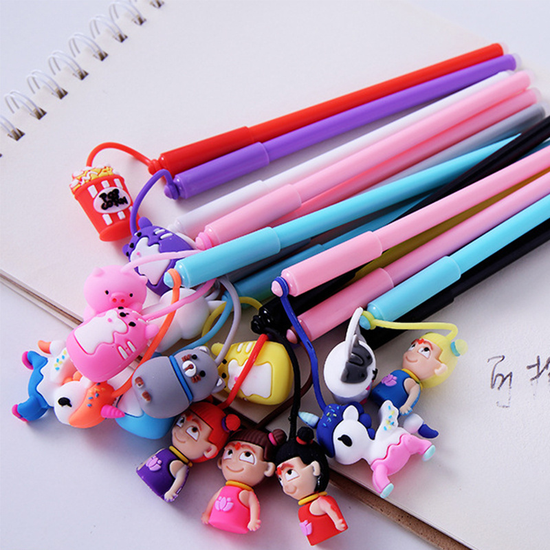 JPS OEM Pluma De Gel Kawaii 0.5mm For Kids Friction Erasable Gel Ink Pen