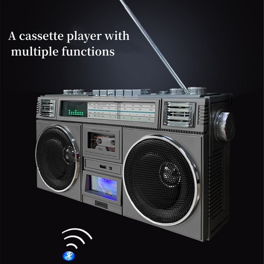 Home Used Multiband Digital Bluetooth Cassette Recorder with FM/AM/SW Radio and USB/SD Function