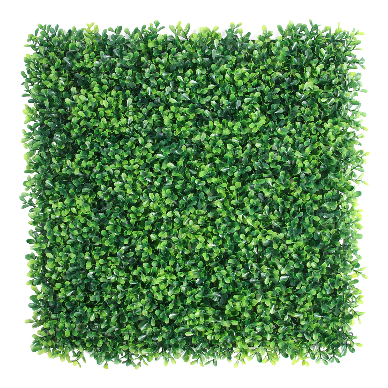 P7 Plastic Foliage Green Plant Backdrop Boxwood Hedge Panel Artificial Grass Wall for Vertical Garden Decor