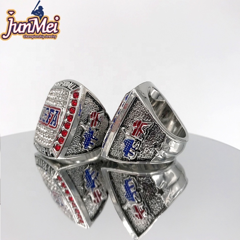 custom logo texas state usssa usfa tournament softball baseball championship rings for sports teams