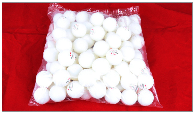 Huieson Bag White Yellow 3 Star Abs Celluloid Table Tennis Ball