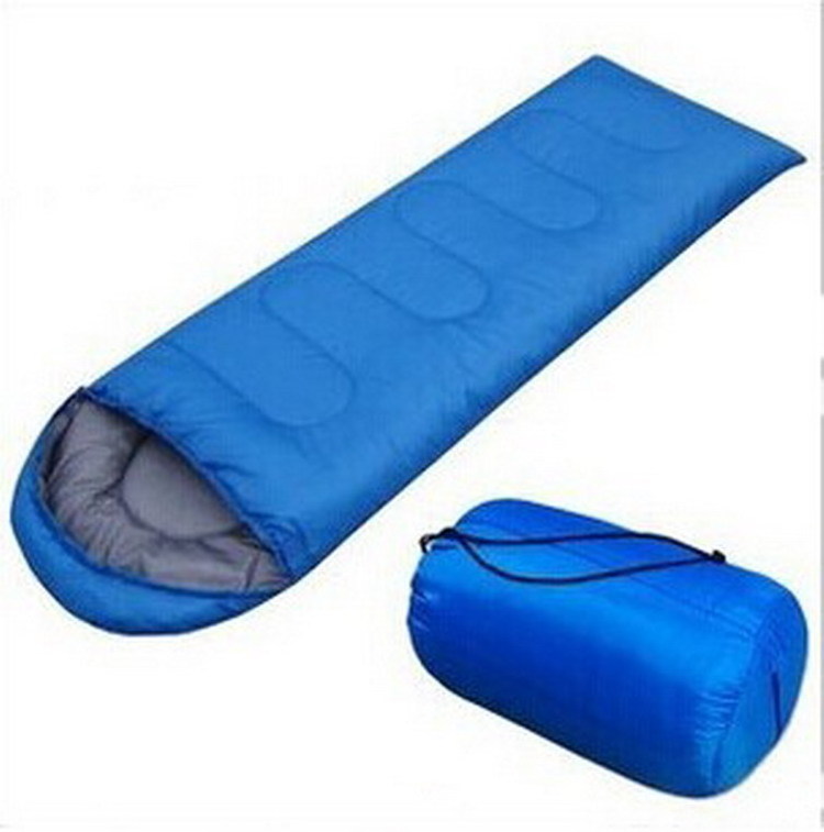 Envelope hooded sleeping bag Summer recreational camping Outdoor supplies wholesale