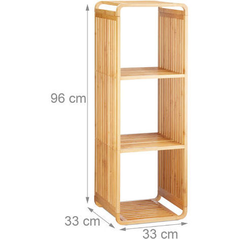 Wholesale 3 Tiers Bathroom Storage Shelf Multifunction Bamboo Bathroom Storage Rack