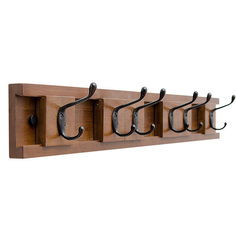 Nordic Fashion Style Bedroom Furniture Coat Rack Clothes Hanger Hooks Living Room Closet Wooden Hat Racks Coat Hanger Wall