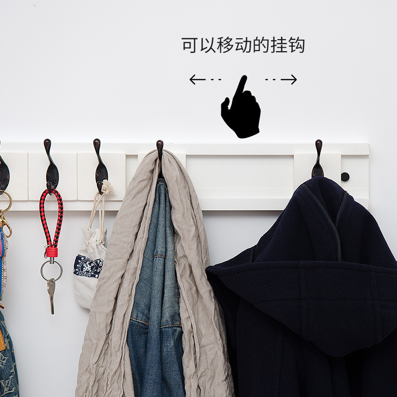 Nordic Fashion Style Bedroom Furniture Coat Rack Clothes Hanger Hooks Living Room Closet Wooden Hat Racks Coat Hanger Wall