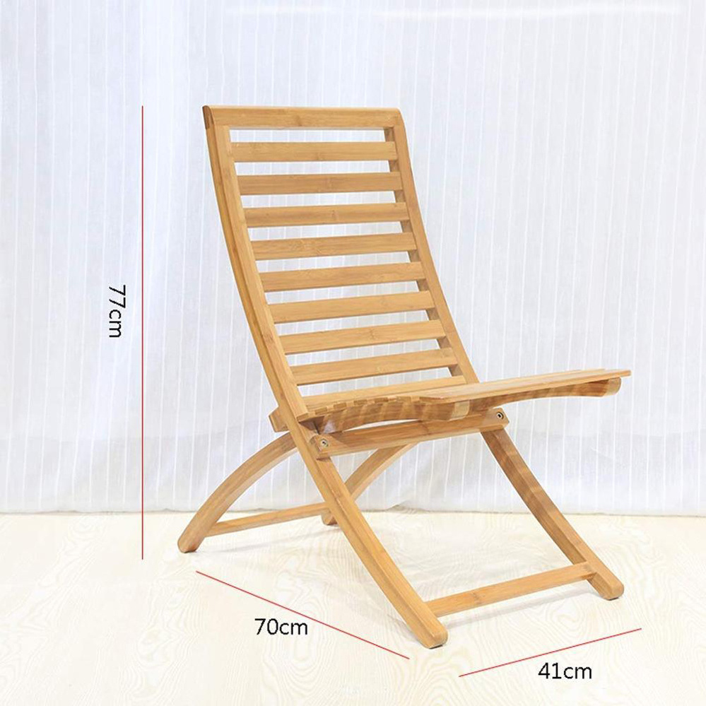 Lounge Chair Not Extended Foldable Recliners Rocking Chair Bamboo Folding Outdoor Rocking Chairs