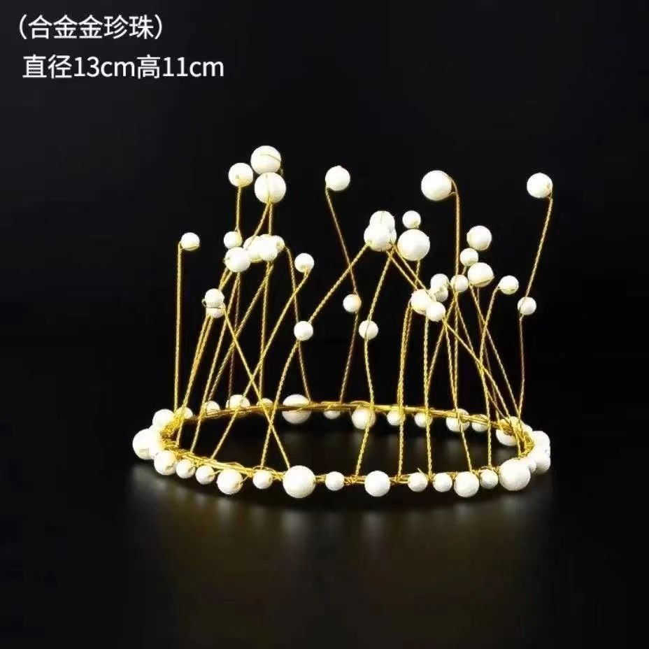 Wholesale cake topper wedding bridal tiara princess crown Valentine's Day party cake decoration