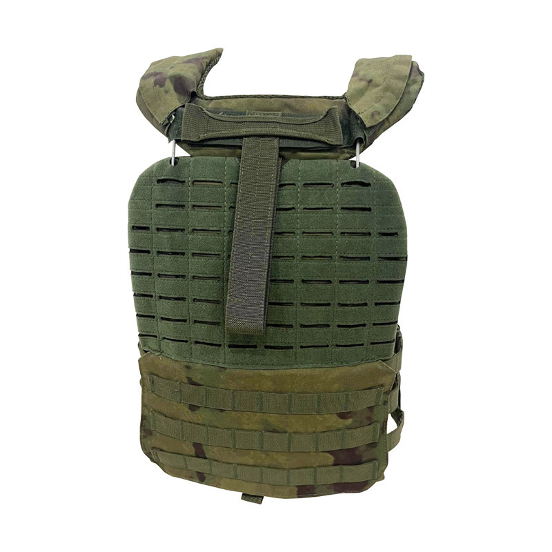 China Wholesale Customized Modular Laser Cut Black Holster  Oxford Fabric Tool Pouch Plate Carrier Tactical Vests in stock