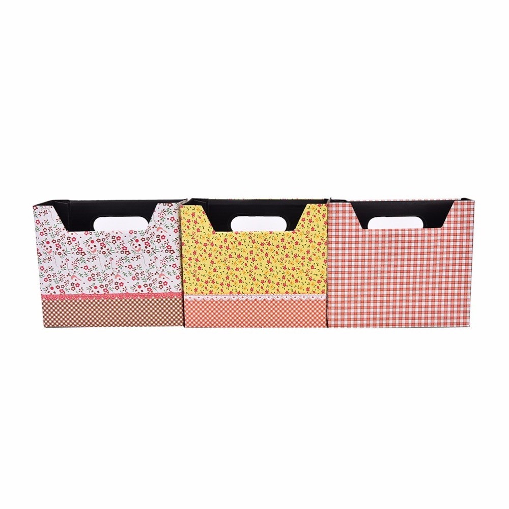 Cute Desk Office Organizer Makeup Cosmetic Stationery Holder DIY Kawaii Paper Board Storage Box Decoration Home Supplies