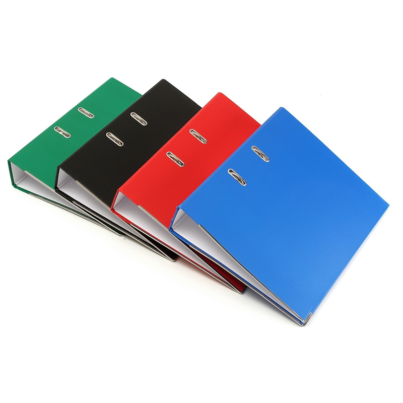 A4 File Lever Arch Folder for Documents Paper Data Book Strong Clip Filing Folder For Home Office School Supplies