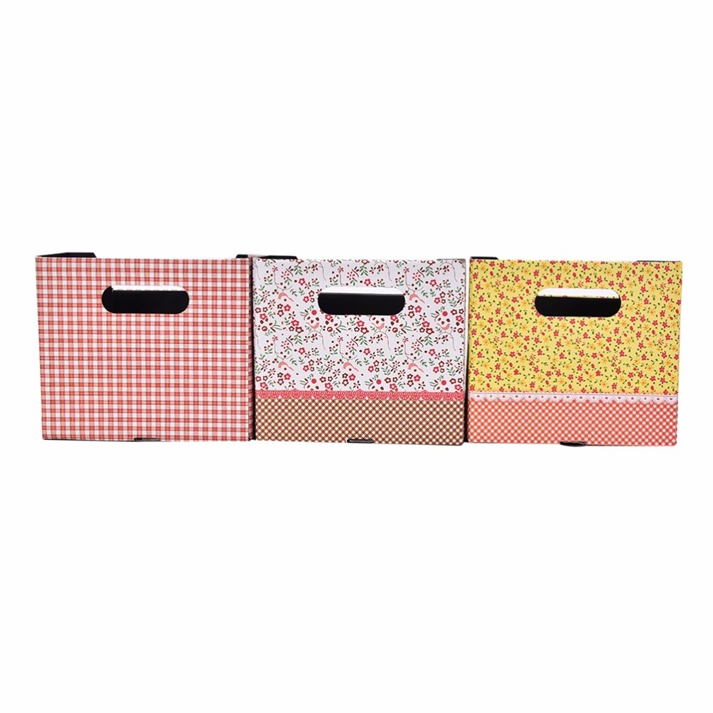 Cute Desk Office Organizer Makeup Cosmetic Stationery Holder DIY Kawaii Paper Board Storage Box Decoration Home Supplies