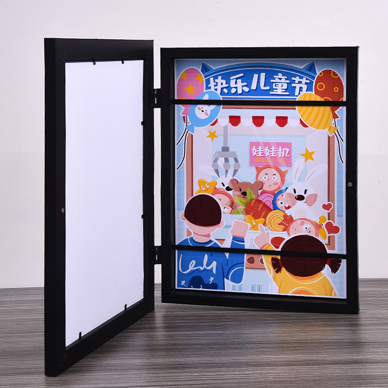 Kids Art Frames 8.5x11 A4 10x12.5 Front Opening Kids Artwork Frames Changeable White Artwork Display Storage Frame