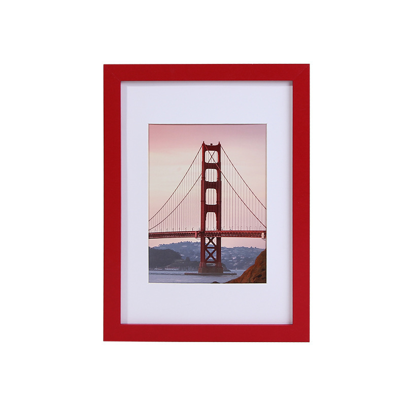 Hot Sale Simple Photo Wooden Picture Frames For Home Decor